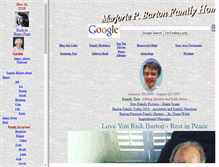 Tablet Screenshot of bartonfamily.com